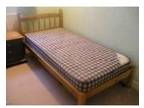 2 Single Pine Beds and Matresses For Sale. 2 rarely used....